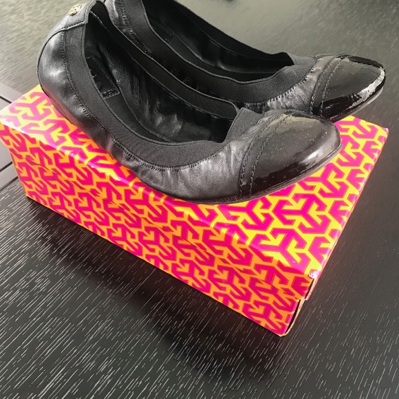 Tory Burch Black Flats - Picture 3 of 4